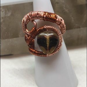 Wire wrapped ring